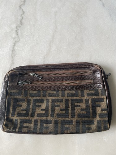 Borsa fendi zucca stampa logo - fendi,