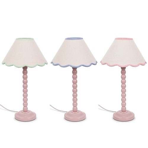 Lampada tavolo bobina - bobina, rosa