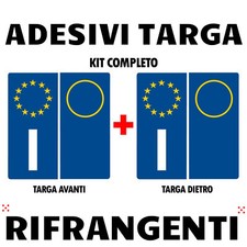 Adesivi targa auto originali - adesivi,