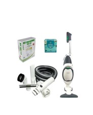 Combo FOLLETTO VK 150 + Kit Tubo Aspirapolvere Scopa Elettrica + Kit Risparmio