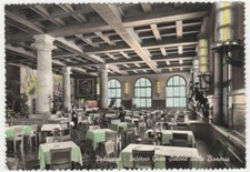 PEDAVENA - BELLUNO - INTERNO GRAN SALONE DELLA BIRRERIA - VIAGG. 1957 -18533-