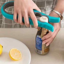 Apri barattolo a mano universale 4 in 1 antiscivolo svita tappo silicone