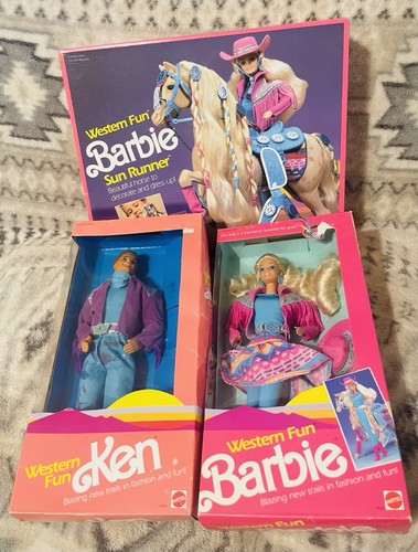 Barbie western fun vintage - barbie, non