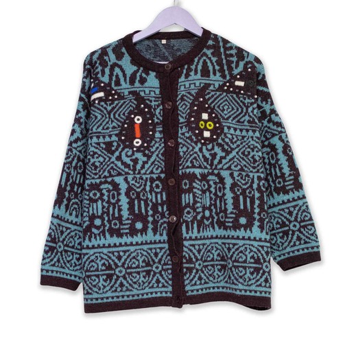 Cardigan vintage lana - cardigan,