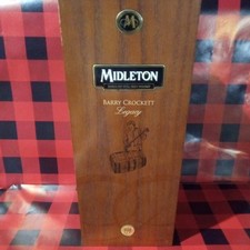 RARISSIMA SCATOLA BOTTIGLIA WHISKY IRLANDESE MIDLETON BARRY CROCKETT LEGACY CON LIBRETTO 