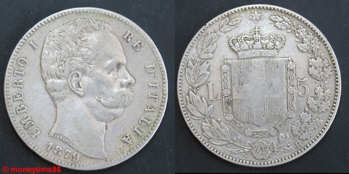 Italie umberto 5 lire - italie,