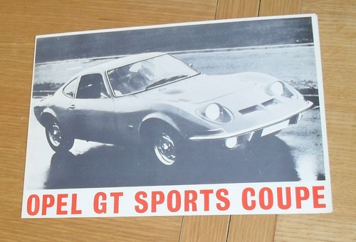 Brochure opel sports coupè - opel,