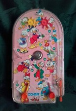 FLIPPER DA TAVOLO IN PLASTICA FUNZIONANTE CO-MA MILANO 1985 CONCESSIONE DISNEY