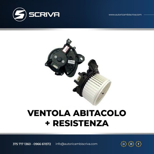 Ventola abitacolo resistenza - ventola,