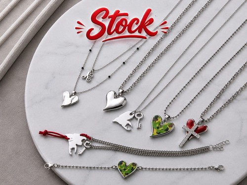 Stock bigiotteria acciaio inox - acciaio,