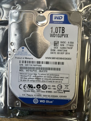 Western digital wd10jpvx 1tb - digital,