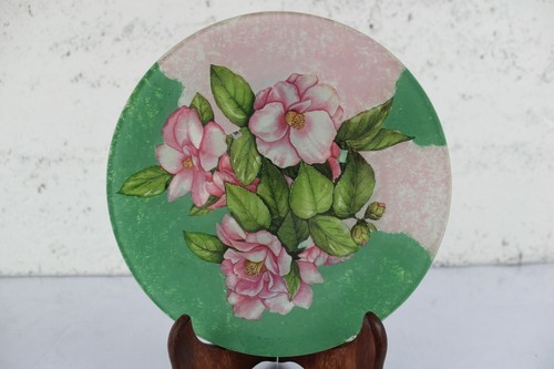 Piatto rotondo decorato con - decorato,