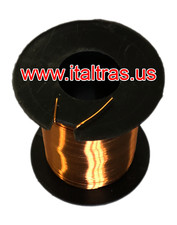 Filo rame smaltato diam. 0.09mm-100gr 1,766Km smalto sempl. 155°C-cod. 10700900