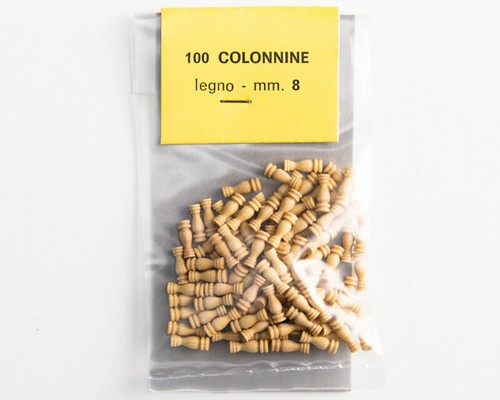 Colonnine legno bosso - bosso, 8