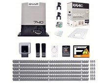 FAAC DELTA 2 740 KIT 6 METRI CREMAGLIERA METALLO AUTOMAZIONE CANCELLO SCORREVOLE