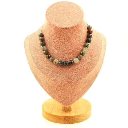 Collana perle diaspro - 20,