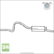 Silenziatore Marmitta Posteriore Sigam per FORD TAUNUS