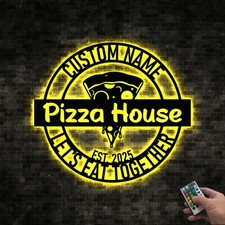 Personalized Pizza House Sign