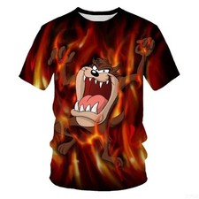 T-shirt maglietta grafica Looney Tunes Tazmanian Devil Loony Tunes cartone animato