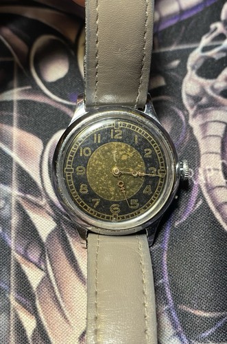 Military vintage watch bicolor - military,