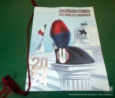 CALENDARIO dell'Arma dei CARABINIERI del 2024 con cordoncino originale
