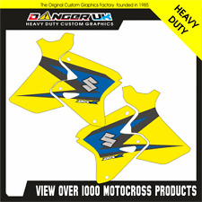 SUZUKI DRZ 400 2000 01 02 03 04 05 DECALCOMANIE GRAFICHE SERBATOIO SCOOP ADESIVI MX
