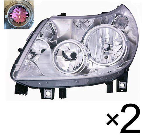 Coppia fari anteriore dx - anteriore, sx