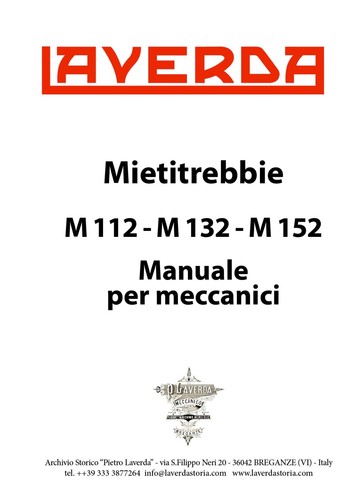 Mietitrebbie laverda 112 m - laverda,