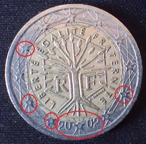 Moneta euro francia 2002 - moneta, 2