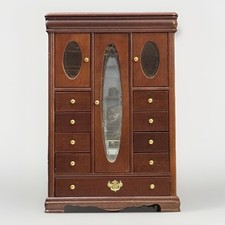 Armadio portagioie vintage in