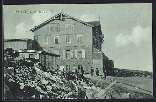 Cartolina prinz heinrich baude - cartolina, heinrich-baude
