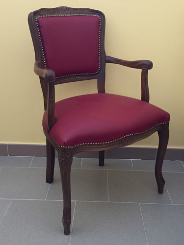 Poltroncina paris legno noce - poltroncina, paris,