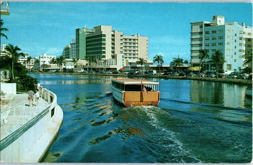 Panoramic view postcard - view, lake