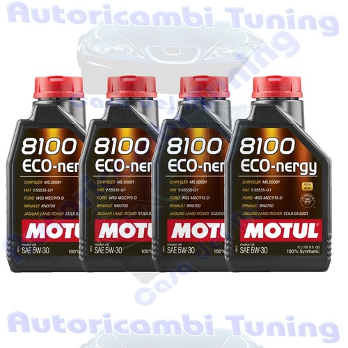 Litri olio motul 8100 eco - olio,