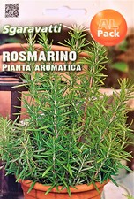 Semi di Rosmarino "rosmarinus officinalis" in Busta termosaldata