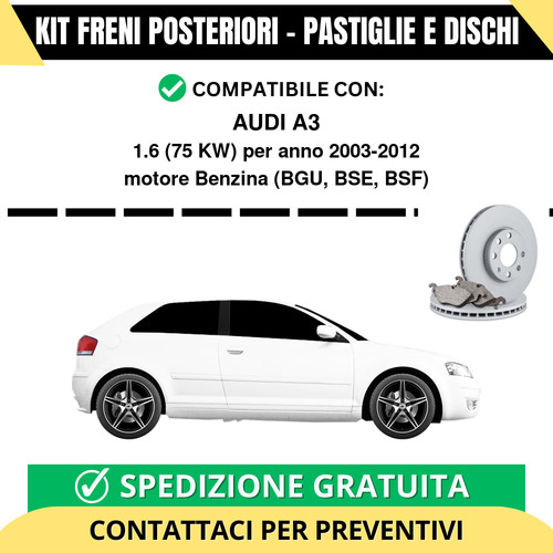 Kit freni posteriori per - freni,