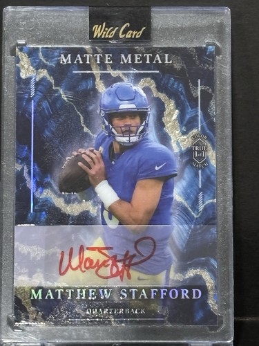 Matthew stafford auto true - auto, 1/1