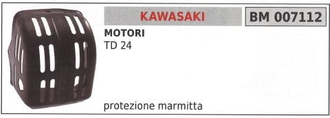Protezione marmitta kawasaki - protezione,