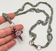 Collana chiama angeli con BONBON in fimo disegno cupcake. Regalo mamma. Bohochic