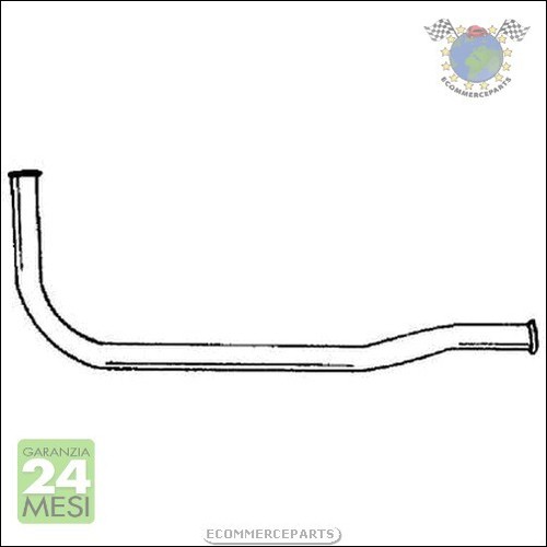 Tubo marmitta collettore - marmitta,