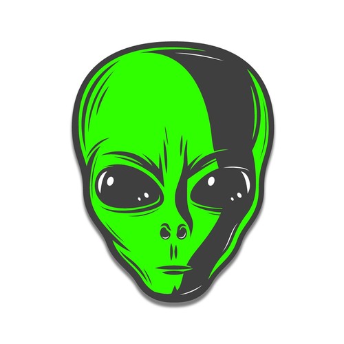 Adesivo alien head - adesivo,