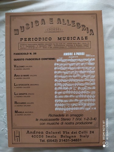 Andrea galassi musica e - "musica,