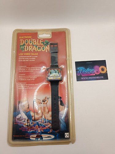 Montre lcd double - double, tiger
