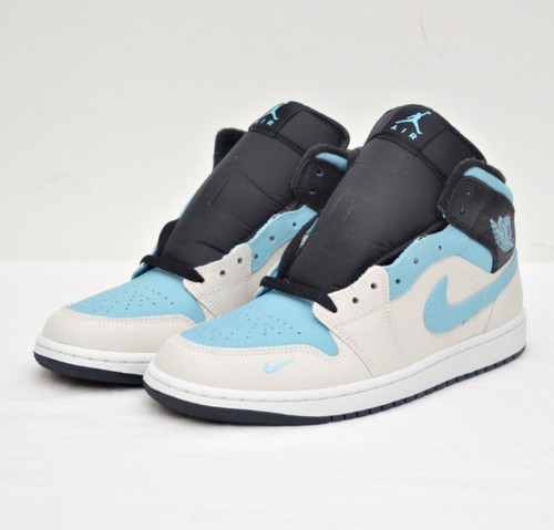 Nike air jordan mid blue - 1,