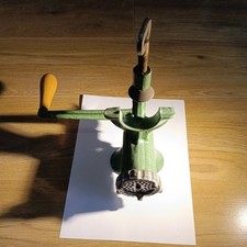 vintage metal meat mincer