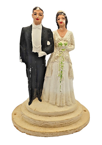 Cake topper matrimonio sposi