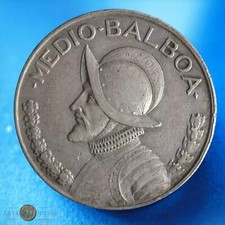 PANAMA - 1/2 Balboa 1934 KM.12