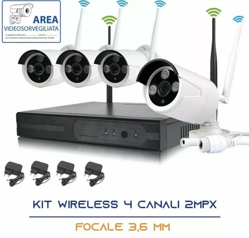 Kit videosorveglianza wireless - videosorveglianza,