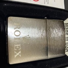 Zippo rolex accendino argento - zippo,