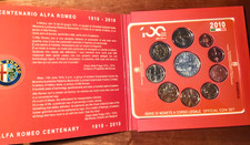 Serie di MONETE Italia 2010  Serie Euro FDC ALFA ROMEO CENTENARIO 5 Euro argento
